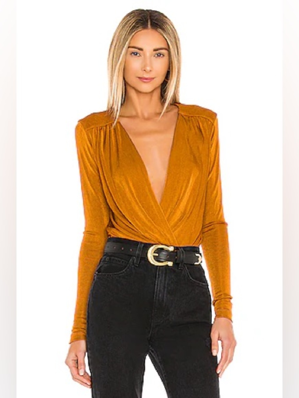 Intimately by Free People X REVOLVE Turnt Bodysuit in Honey Ginger, Size XS